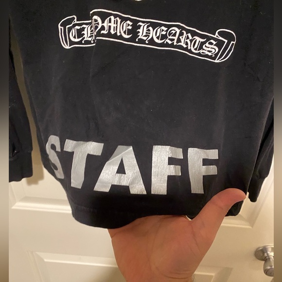Rare Chrome Hearts Staff Long Sleeve Tee - Picture 6 of 9